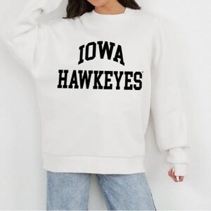 IOWA HAWKEYES ALL-STAR STYLE FLEECE PULLOVER BY MADI PREWETT TROUTT